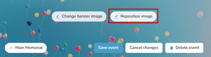 Reposition banner image option