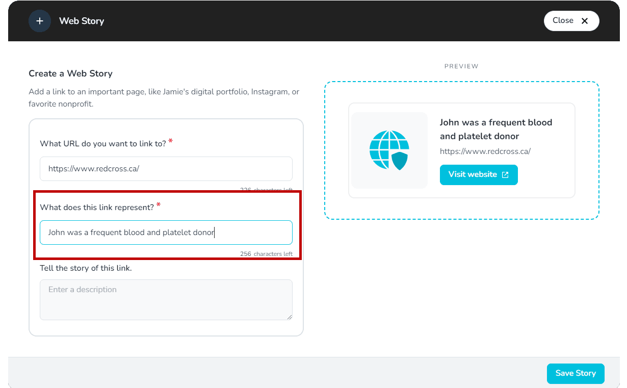 Give the web story a title