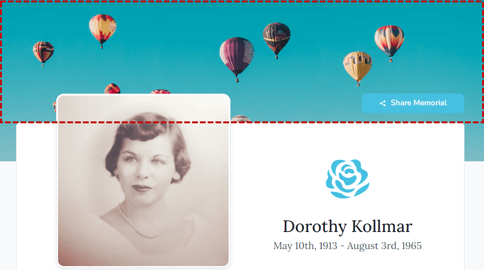 Options de sélection de bannière